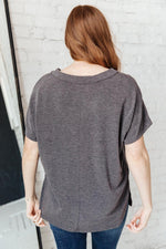Load image into Gallery viewer, The Weekender Top in Charcoal
