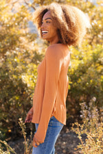 Load image into Gallery viewer, The Wendi Top in Harvest Orange
