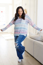 Load image into Gallery viewer, Totally Tubular Striped Long Sleeve Top
