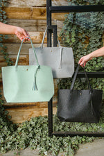 Load image into Gallery viewer, Valerie Faux Leather Tote Bag
