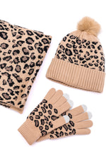 Load image into Gallery viewer, Warm in Spots Animal Print Winter Set

