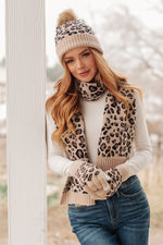 Load image into Gallery viewer, Warm in Spots Animal Print Winter Set
