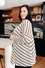 Load image into Gallery viewer, Weekend Adventure Striped Longline Cardigan
