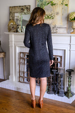 Load image into Gallery viewer, Wishful Thinking Animal Print Dress In Black
