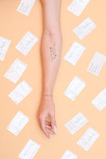 Load image into Gallery viewer, Words For A Season Temporary Tattoo - Shine
