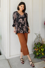 Load image into Gallery viewer, Your Choice V-Neck Floral Top
