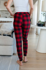 Load image into Gallery viewer, Your New Favorite Joggers in Red Plaid
