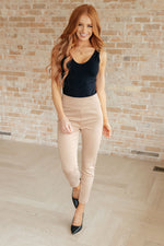 Load image into Gallery viewer, Magic Ankle Crop Skinny Pants in Khaki
