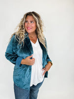 Load image into Gallery viewer, Velvet Blazer in Three Colors

